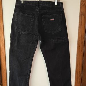 Dickies Men's Relaxed Fit Black Jeans